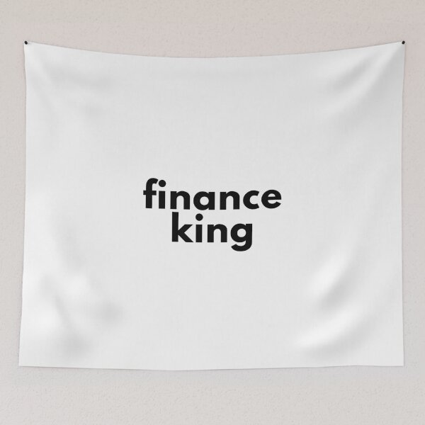 Item preview, Finance King Wealth & Hustle Sticker designed and sold by ha11e11.