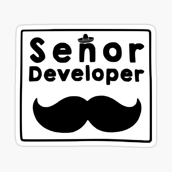 Item preview, Señor Developer - funny for developers designed and sold by TitoDesignerr.