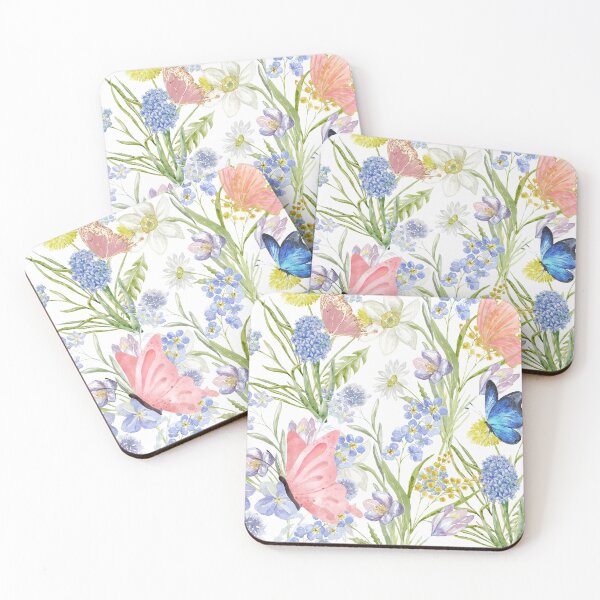 Item preview, flowers and butterflies designed and sold by HofD.