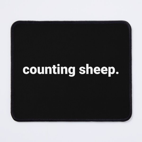 Item preview, counting sheep. designed and sold by Text-based T-Shirts and Gifts.