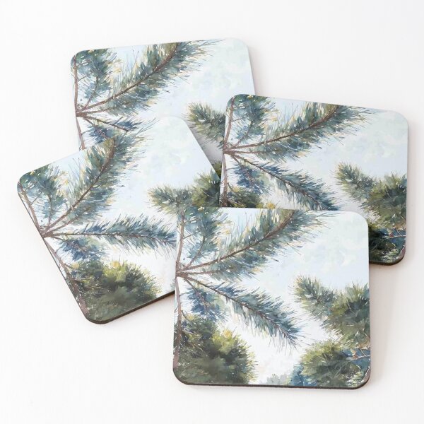 Item preview, Skyward Palms in Watercolor designed and sold by Glam-OOTD.
