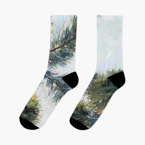 Item preview, Skyward Palms in Watercolor designed and sold by Glam-OOTD.
