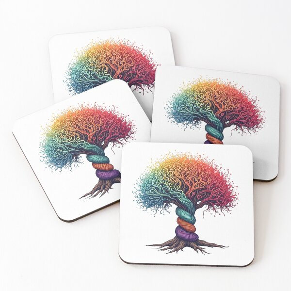 Item preview, yarn tree colorful edition designed and sold by bukajart.