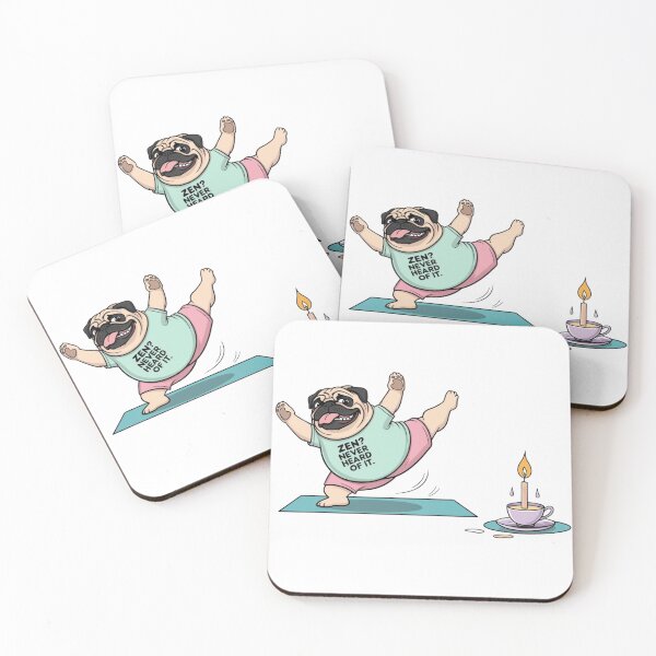 Item preview, Zen? Never Heard of It - Uncontrolled Pug designed and sold by StormArte.