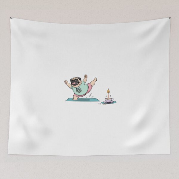 Item preview, Zen? Never Heard of It - Uncontrolled Pug designed and sold by StormArte.