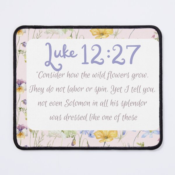 Item preview, wildflowers and scripture designed and sold by HofD.