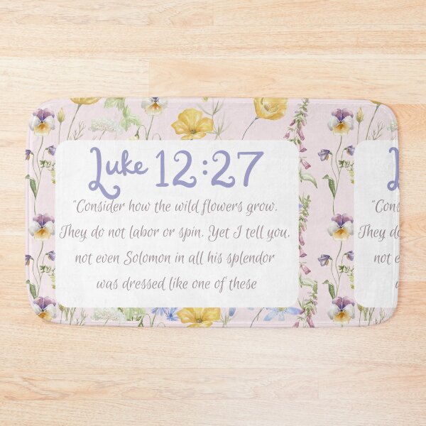 Item preview, wildflowers and scripture designed and sold by HofD.