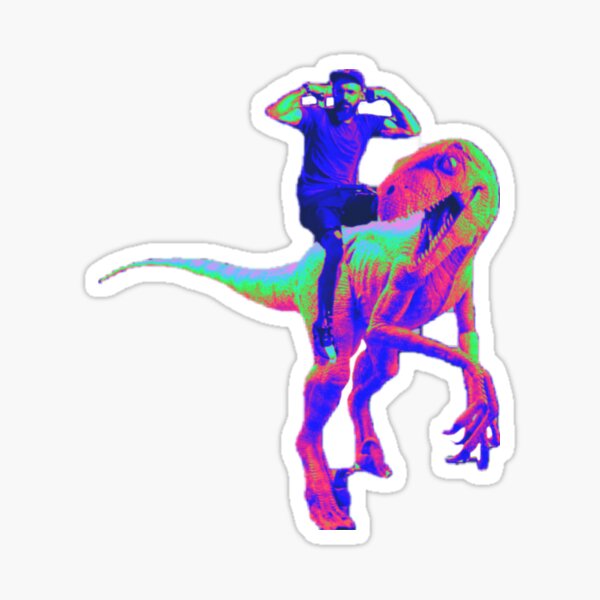 Item preview, Ben Kenney on a Velociraptor designed and sold by MKYRSLF.