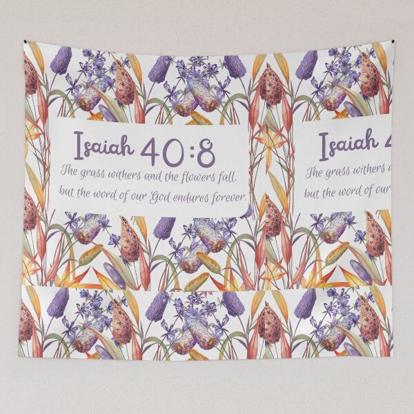 Item preview, flowers scripture designed and sold by HofD.