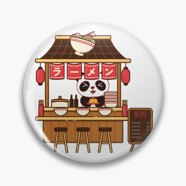 Item preview, panda and noodle shop designed and sold by ArsyCreation.
