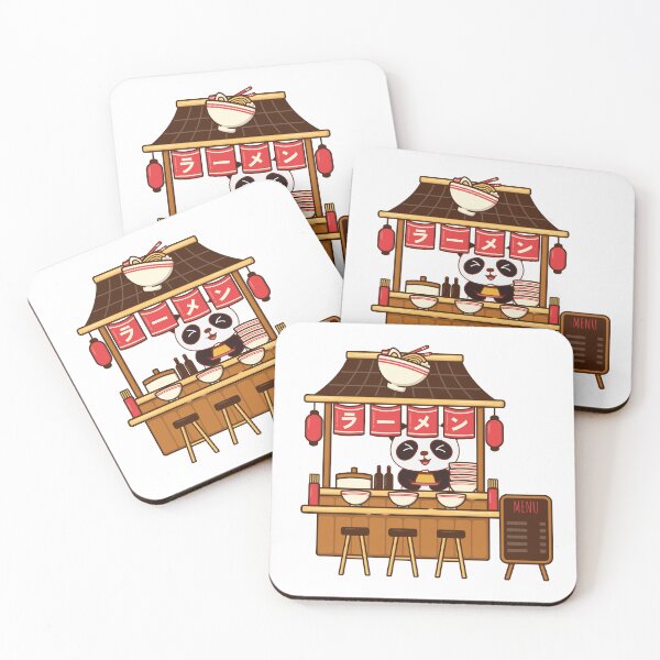 Item preview, panda and noodle shop designed and sold by ArsyCreation.