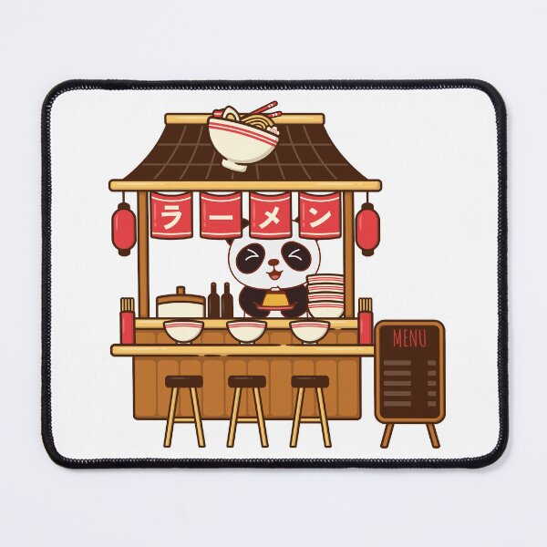 Item preview, panda and noodle shop designed and sold by ArsyCreation.