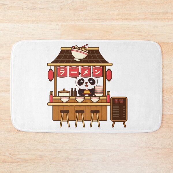 Item preview, panda and noodle shop designed and sold by ArsyCreation.