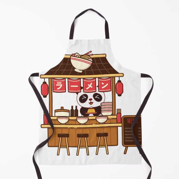 Item preview, panda and noodle shop designed and sold by ArsyCreation.