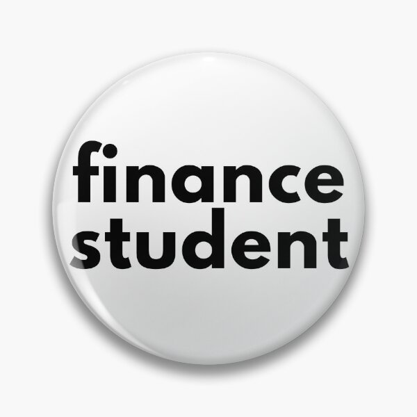 Item preview, Finance Student Typography Sticker designed and sold by ha11e11.