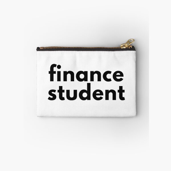 Item preview, Finance Student Typography Sticker designed and sold by ha11e11.