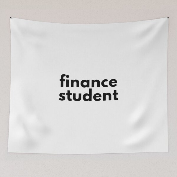 Item preview, Finance Student Typography Sticker designed and sold by ha11e11.