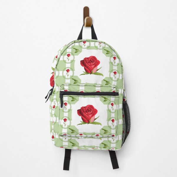 Item preview, red rose fabric pattern designed and sold by poonzapoon.