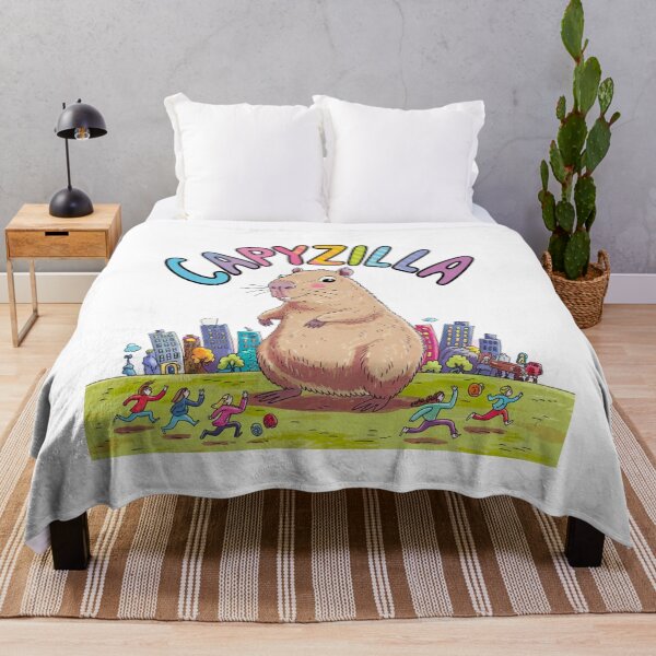 Item preview, Capyzilla, capybara invasion, cute, funnyfits70, Humor, Funny, retro, vintages, funny quotes, animal humor, designed and sold by FunnyFits70.