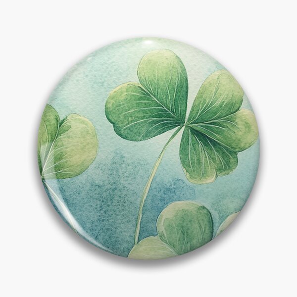 Item preview, Watercolor Clover – A Lucky Charm in Soft Colors (1/8) designed and sold by sabantha.