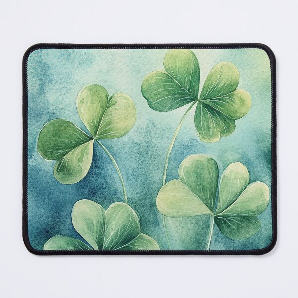 Item preview, Watercolor Clover – A Lucky Charm in Soft Colors (1/8) designed and sold by sabantha.