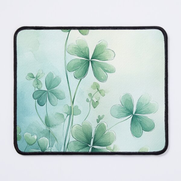 Item preview, Watercolor Clover – A Lucky Charm in Soft Colors (2/8) designed and sold by sabantha.