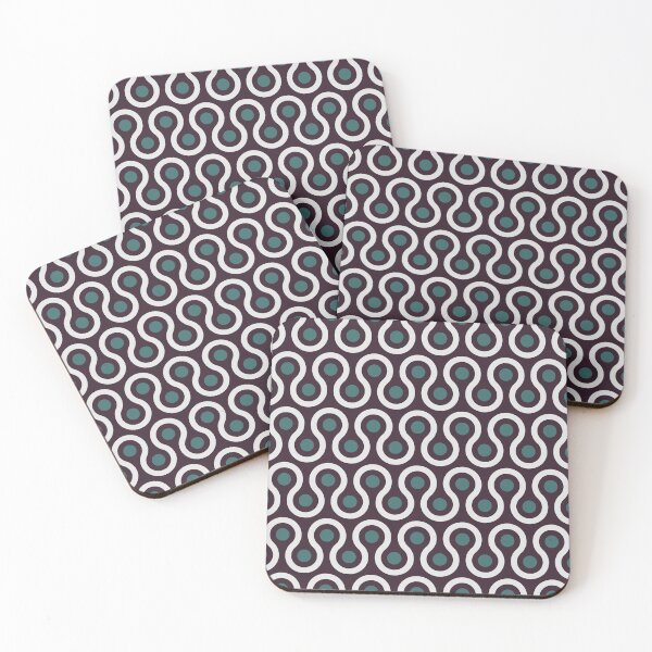 Item preview, Geometric Pattern: Looped Circles: Duchess designed and sold by Red Wolf.