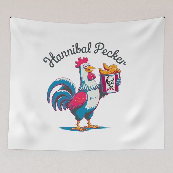 Item preview, The Rooster Who Loved Fried Chicken, Rooster, Fried Chicken, funnyfits70, Humor, Funny, retro, vintages, funny quotes, animal humor, designed and sold by FunnyFits70.