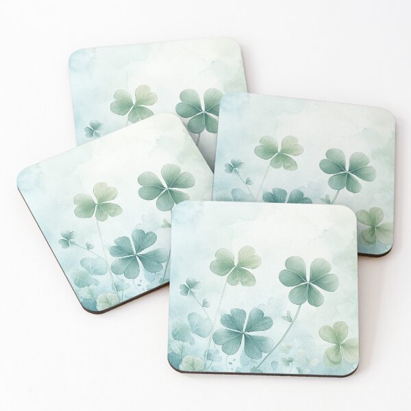 Item preview, Watercolor Clover – A Lucky Charm in Soft Colors (3/8) designed and sold by sabantha.