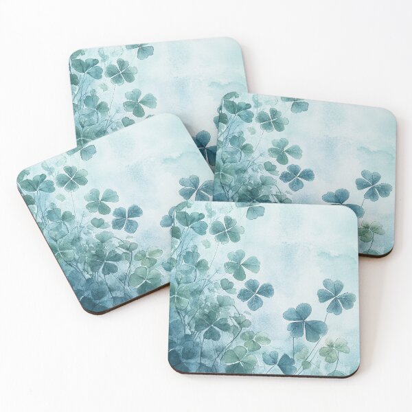 Item preview, Watercolor Clover – A Lucky Charm in Soft Colors (4/8) designed and sold by sabantha.