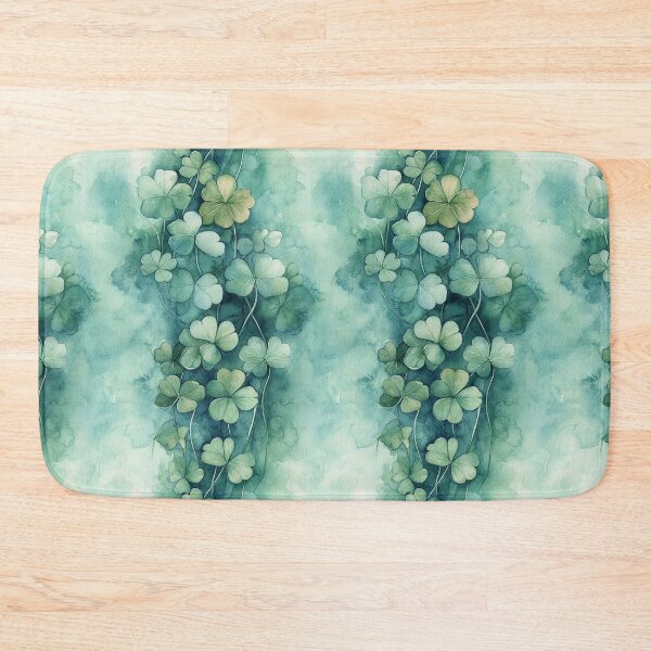 Item preview, Watercolor Clover – Lucky Charm Pattern in Soft Colors (5/8) designed and sold by sabantha.