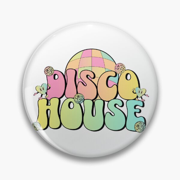 Item preview, DISCO HOUSE  - pastel spring disco house designed and sold by Discothreadz.