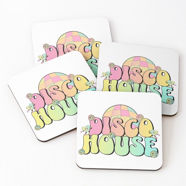 Item preview, DISCO HOUSE  - pastel spring disco house designed and sold by Discothreadz.