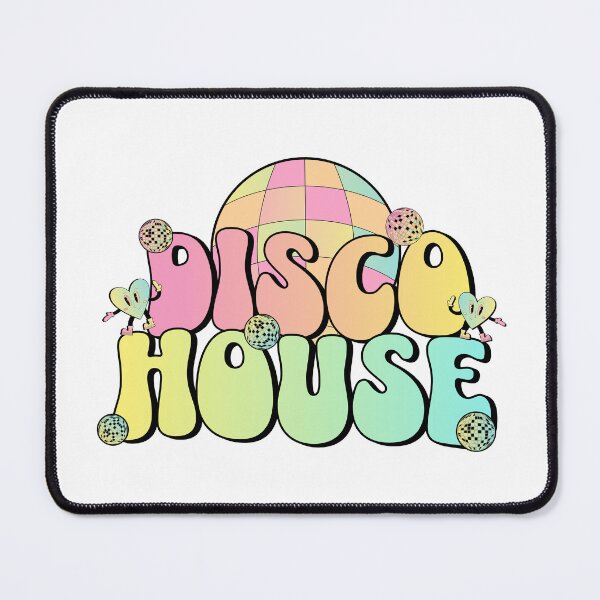 Item preview, DISCO HOUSE - pastel spring disco house designed and sold by Discothreadz.