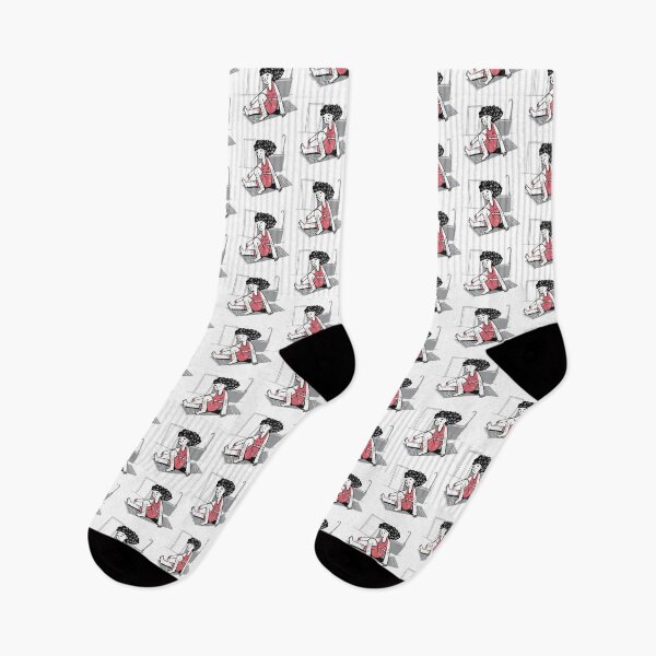 Item preview, Girl in a bathroom- reaching down and shaving her legs. designed and sold by jasmineberry.