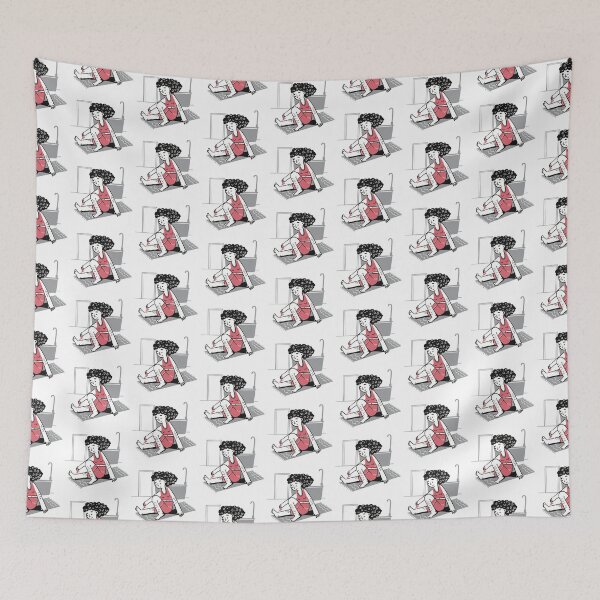Item preview, Girl in a bathroom- reaching down and shaving her legs. designed and sold by jasmineberry.