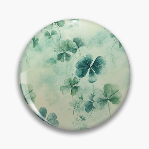 Item preview, Watercolor Clover – Lucky Charm Pattern in Soft Colors (6/8) designed and sold by sabantha.