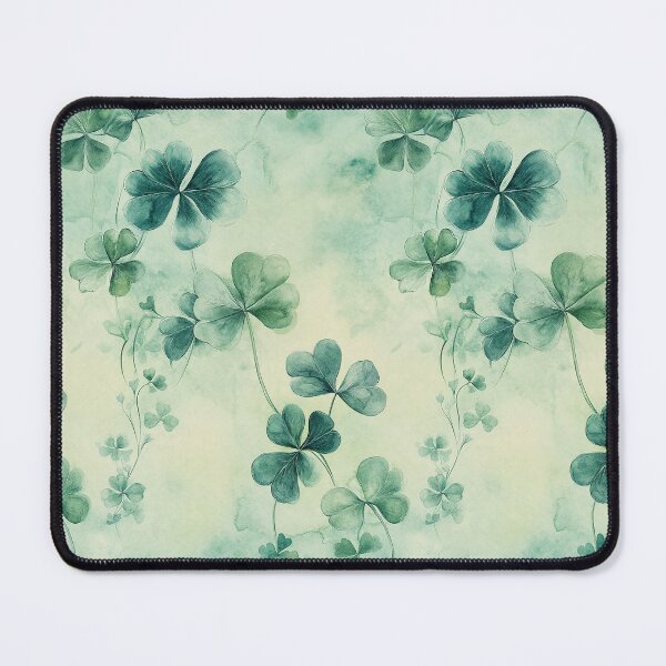 Item preview, Watercolor Clover – Lucky Charm Pattern in Soft Colors (6/8) designed and sold by sabantha.