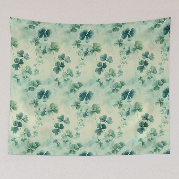 Item preview, Watercolor Clover – Lucky Charm Pattern in Soft Colors (6/8) designed and sold by sabantha.