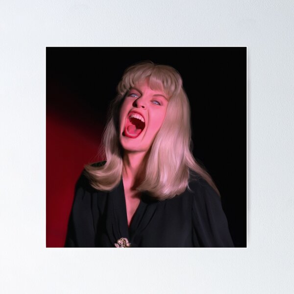 Item preview, Laura Palmer's Scream (Twin Peaks) - ORIGINAL HYPERREALISTIC PORTRAIT designed and sold by Ken-Kato.