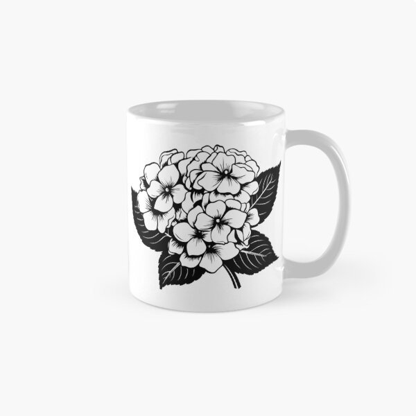 Item preview, Hydrangea Flower Bloom Garden Shrub Hortensia Bouquet designed and sold by inkoutninja.