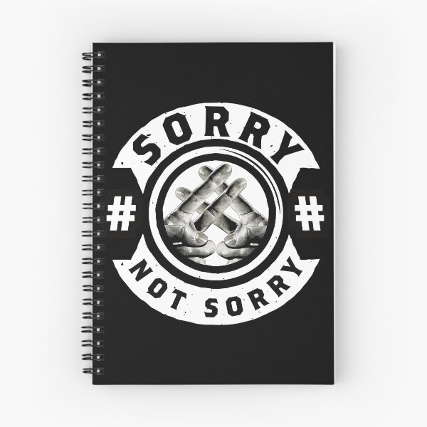 Item preview, Hashtag Sorry/Not Sorry but for Black Shirts! designed and sold by GumdropEmpire.
