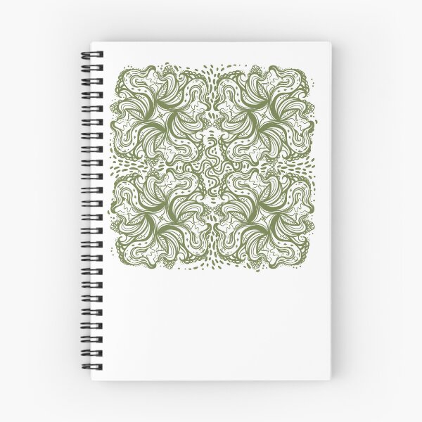 Item preview, Green woven leaf-like patterns. designed and sold by jasmineberry.