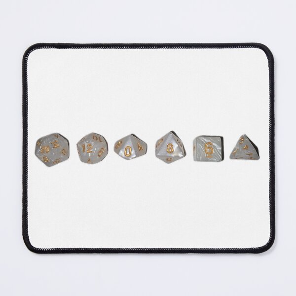 Item preview, White DnD Dice Set  designed and sold by cherrynat1.