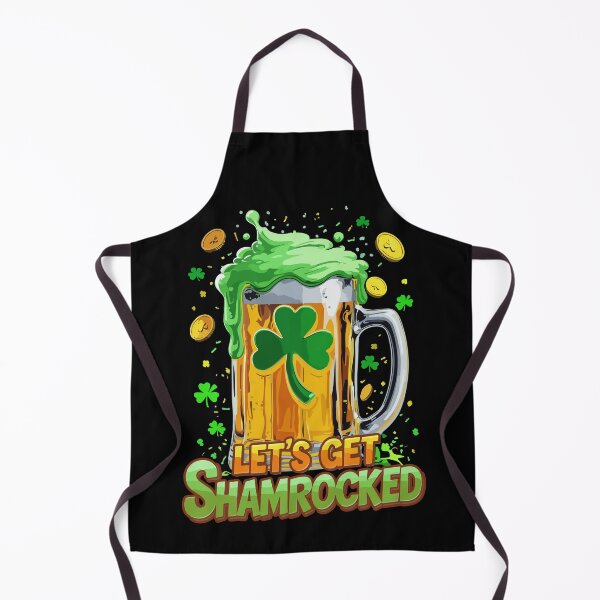 Item preview, St Patricks Day Fun - Let's Get Shamrocked - Funny Beer Joke designed and sold by philippo artworks.
