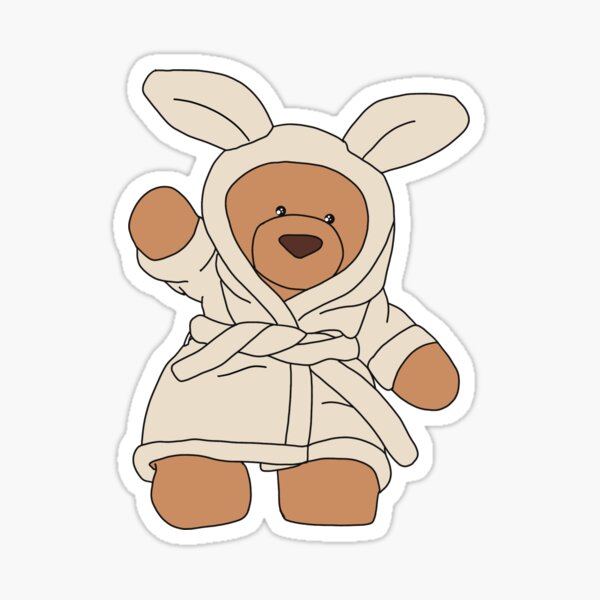 Item preview, Bartholomew Bear Bunny Bathrobe designed and sold by Jmarieedesigns.