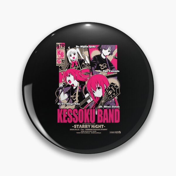 Aperçu de l'œuvre Kessoku Band Starry Night créée et vendue par kimtothskrzypek.