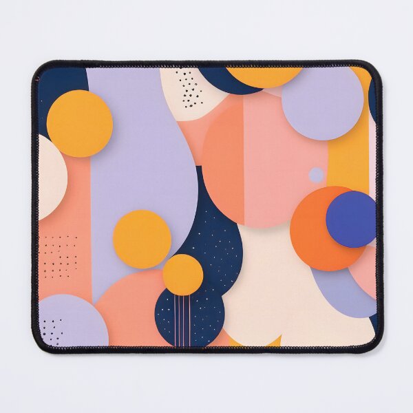 Item preview, Color Sphere Fusion, Playful Balance of Retro Pop Circles, Abstract Orbit Bold Geometry, Layered Rhythm Poster designed and sold by Kintsugi99.