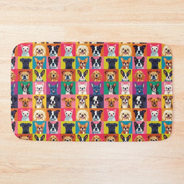 Item preview, Vibrant animal faces in geometric composition designed and sold by Piotrek0001.