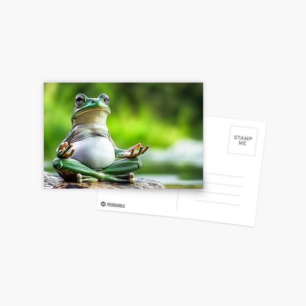 Artikel-Vorschau von Zen-Frosch-Meditation, designt und verkauft von Wishillicious.